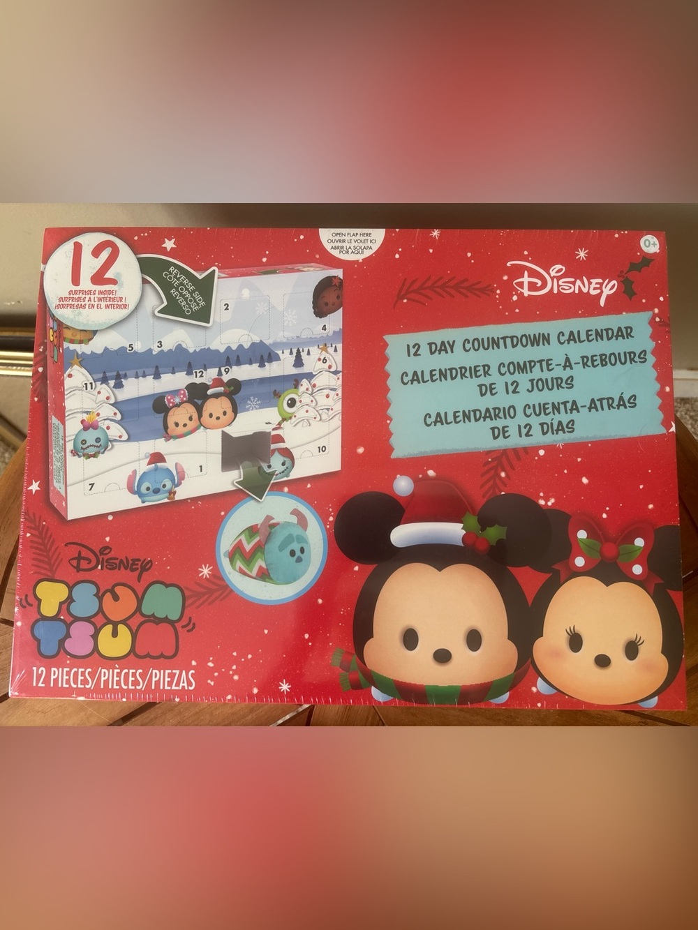 New Disney Tsum Tsum 12-Day Surprise Christmas Countdown Calendar Advent